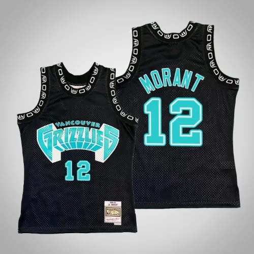 Grizzlies Ja Morant Black Hardwood Classics Jersey