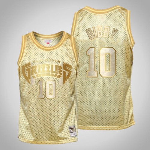 Grizzlies Mike Bibby Gold Midas SM HWC Limited Jersey