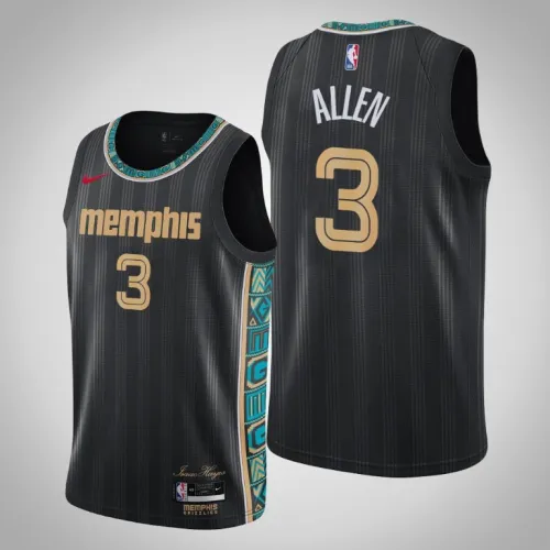 Grizzlies Grayson Allen Black 2020-21 Swingman City Jersey