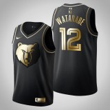 Yuta Watanabe Black Golden Edition Grizzlies Jersey