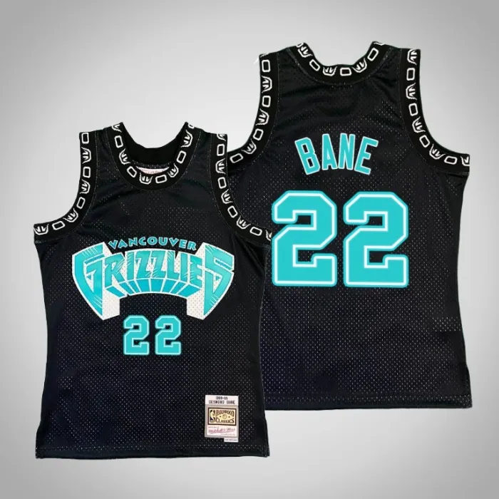 Grizzlies Desmond Bane Black Hardwood Classics Jersey