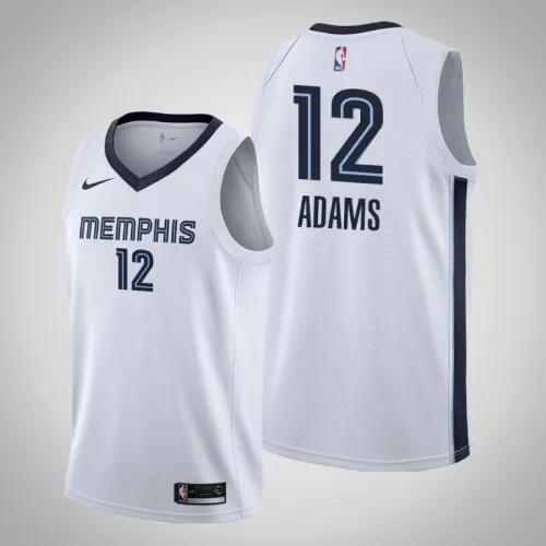 2021 Grizzlies Steven Adams Association Edition Jersey White