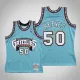 Grizzlies Bryant Reeves Teal Hardwood Classics Jersey