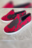 Color Blocking Suede Flat Slip On Shoes Unishe Wholesale
