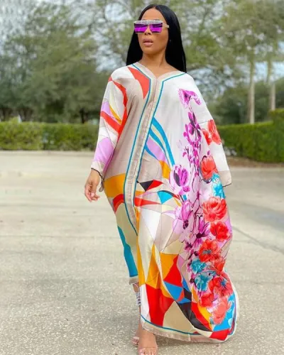 Colorful Kaftan dress