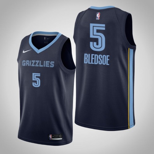 Grizzlies Eric Bledsoe 2021 Icon Edition Jersey Navy