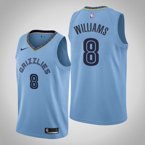 Grizzlies Ziaire Williams 2021 NBA Draft First Round Pick statement edition Jersey Blue