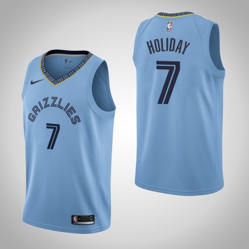 Men Justin Holiday Grizzlies Statement Edition Jersey