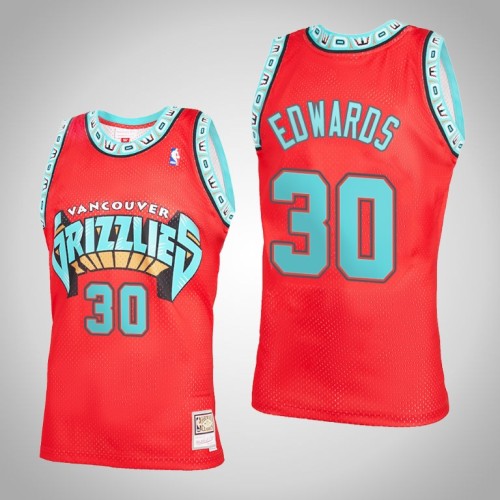 Grizzlies Blue Edwards Red Reload 2.0 Jersey