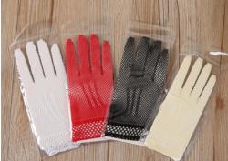 G2020004 short pure color mesh gloves