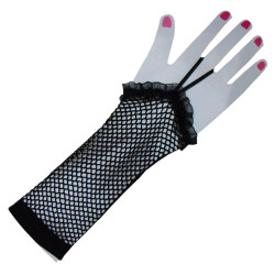 G2020002  black mesh gloves
