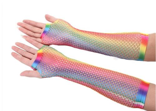 G2020005  colorful mesh gloves