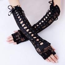 G2020001  black lace gloves