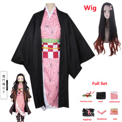 Anime Demon Slayer Kimetsu no Yaiba Woman Japan Kimono Cosplay Costume