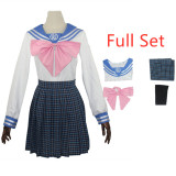 Anime DanganRonpa Maizono Sayaka Cosplay Costume school girl costume