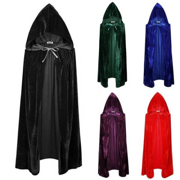 Medieval Cape Coat Wizard Cosplay Costume