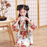 Kimono Kids Original Ao Dai Yukata Wedding Dress Children Dance Haori Harajuku Cosplay Costumes