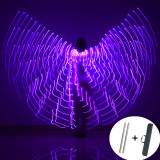 Belly Dance LED Wings Children Performance Fluorescent Butterfly Isis Wings Belly Dancing Bellydance Carnival Led Costumes Shows