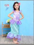 Q29 Q30 D92  Fashion Kid Dress For Girls Children Carnival Birthday Party Clothes Cosplay