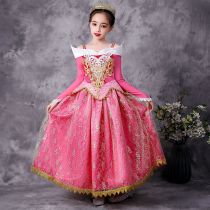 K62  Girl Princess Ailuo Dress Sleeping Beauty Ailuo Dress Girl Western Style Birthday Dress