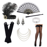 Drop ship 1920s Women Vintage Flapper Gatsby Costume Accessories Set