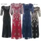 AL6068 Long Gatsby Flapper Dress Formal Wedding Evening Maxi Gown Party Cocktail Dresses