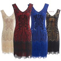 HS205   Roaring 20s Great Gatsby Dress for Party 1920s vestidos