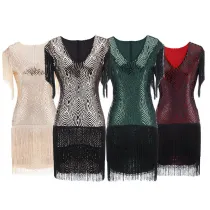 809   Roaring 20s Great Gatsby Dress for Party 1920s vestidos