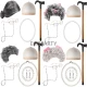 HS005 Halloween Grandma Wig COS Grandma Short Curly Hair Curly Hair Rod Glasses Bracelet Crutch Middle and Old Age Skirt Dressing