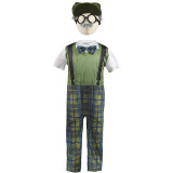 230308 Boys Grandpa Little Old Man Costume Child Kids Cosplay Party 100 Days Of School