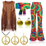 HI-101 Hippie Disco 60s 70s Cosplay Costume