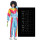 5580 M,XL  Women disco costume