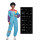 5533 M,XL Women disco costume