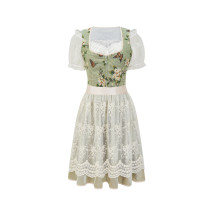 C616 Bavarian Oktoberfest Dirndl Dress With Apron Festival Carnival Party Outfits