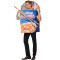 FT27047OS Bowl Noodle Playsuit Fun Seafood Instant Noodle Jumpsuit Party Performance Costume