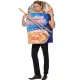 FT27047OS Bowl Noodle Playsuit Fun Seafood Instant Noodle Jumpsuit Party Performance Costume