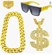 4 Pack 80s 90s Hip Hop Costumes Outfit