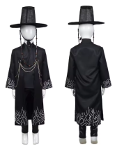 K-Pop Rumi Zoey Mira Demon Hunters Cosplay Costume for Girl Halloween Stage 3D Printed Pattern Role Play Clothes