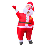 E014 Christmas Funny Inflatable Costumes Gingerbread Man Santa Claus