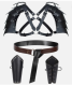 W1905 Medieval Shoulder Armour Harness Knight Belt Gauntlets