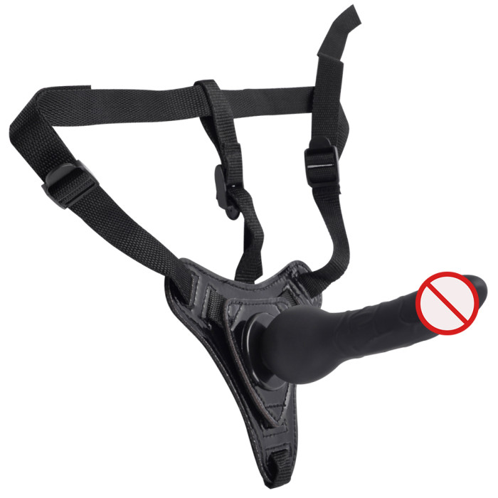 Cob Adjustable Strap-0on Harness Bondage With Dildo