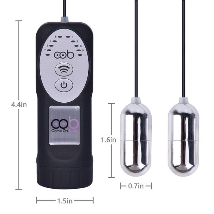 Cob Dual Penis Vibrator Glans Massager Vibrating Penis Head Teaser Male Masturbator Multi-Speed Bullet Vibrators Sex Toys