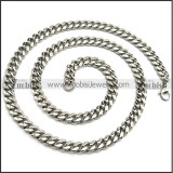 Stainless Steel Cuban Chain Sets s002937