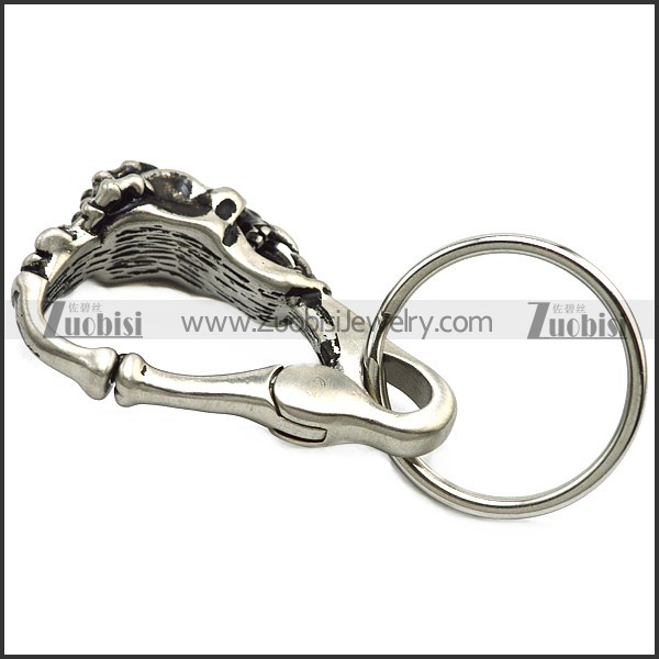 Stainless Steel Vampire Keyring k000066