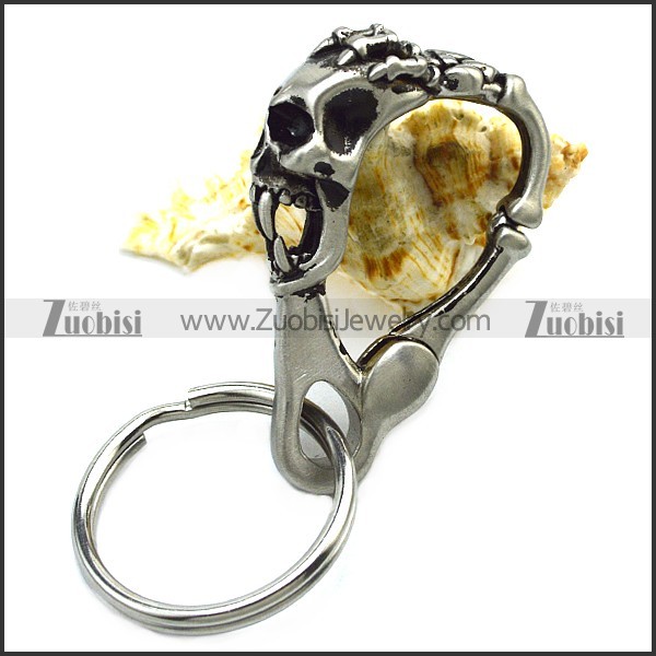 Stainless Steel Vampire Keyring k000066