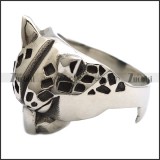 Stainless Steel Leopard Ring JR350109