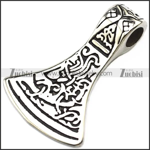 Stainless Steel Axe Pendant -p001091