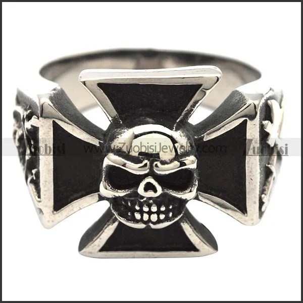 great 316L Stainless Steel Biker Ring with punk style for Motorcycle bikers - r000524