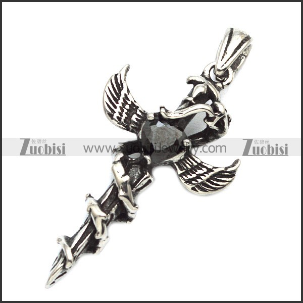 Stainless Steel Cross Pendant -p000821