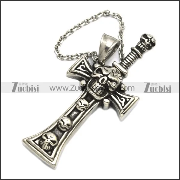 Stainless Steel Cross Pendant -p000766